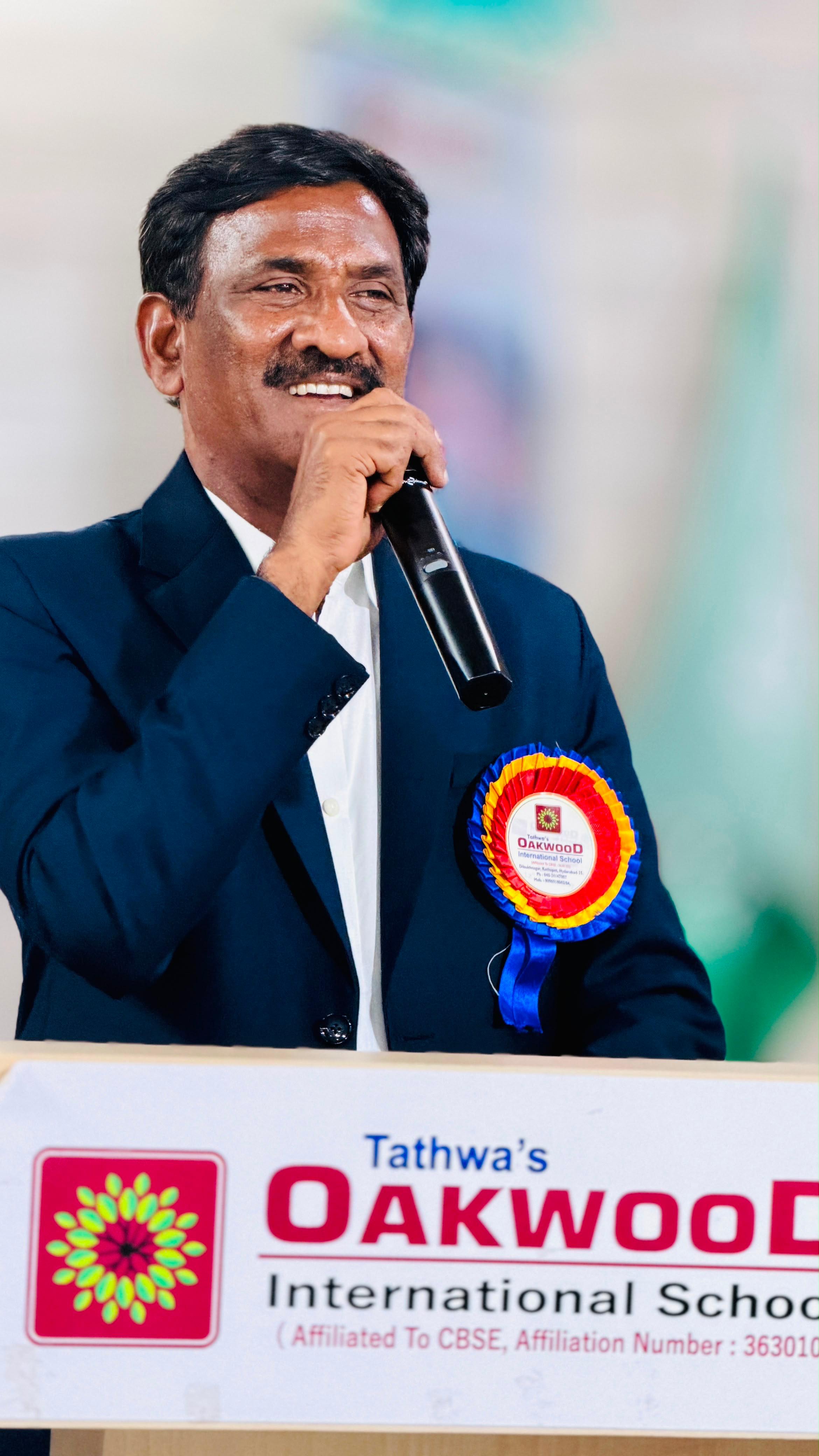 Nimmala Laxma Reddy, Chairman of Samaritan School