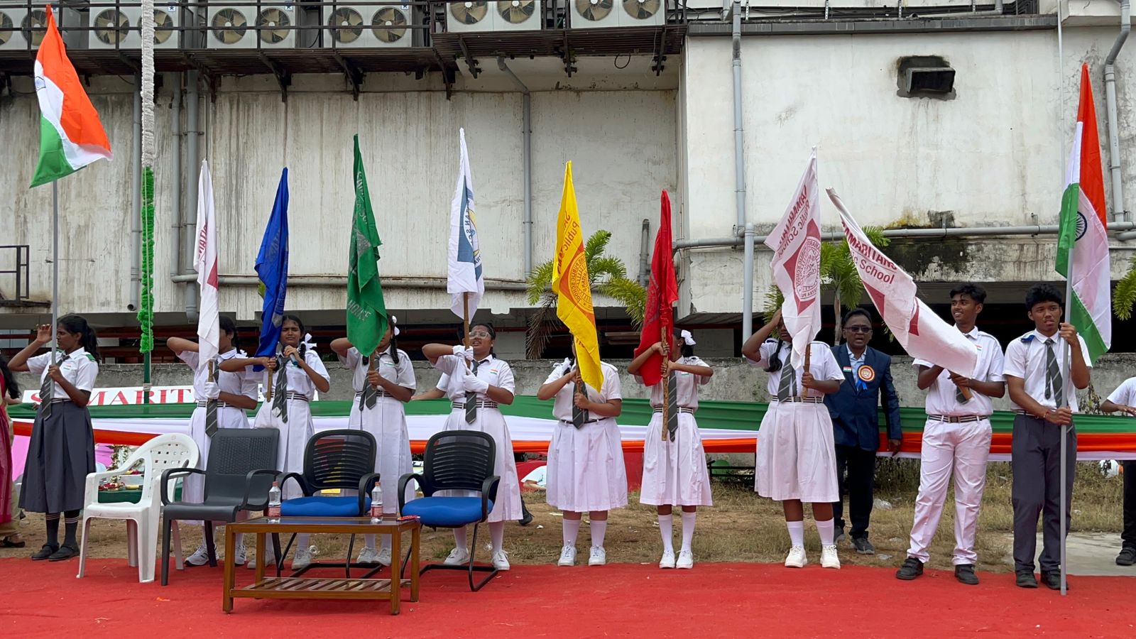 Flag hoisting